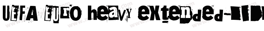 UEFA Euro heavy extended字体转换